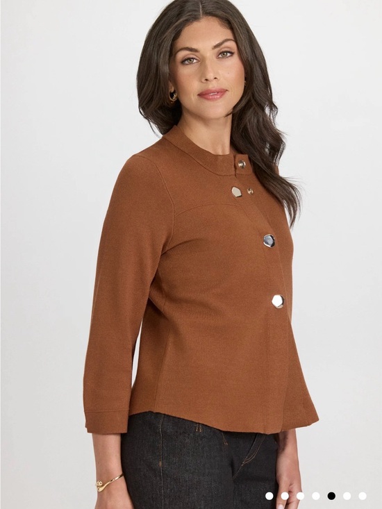 Laura Sweaters - Laura Knit sweater in Whiskey Brown Sz Large